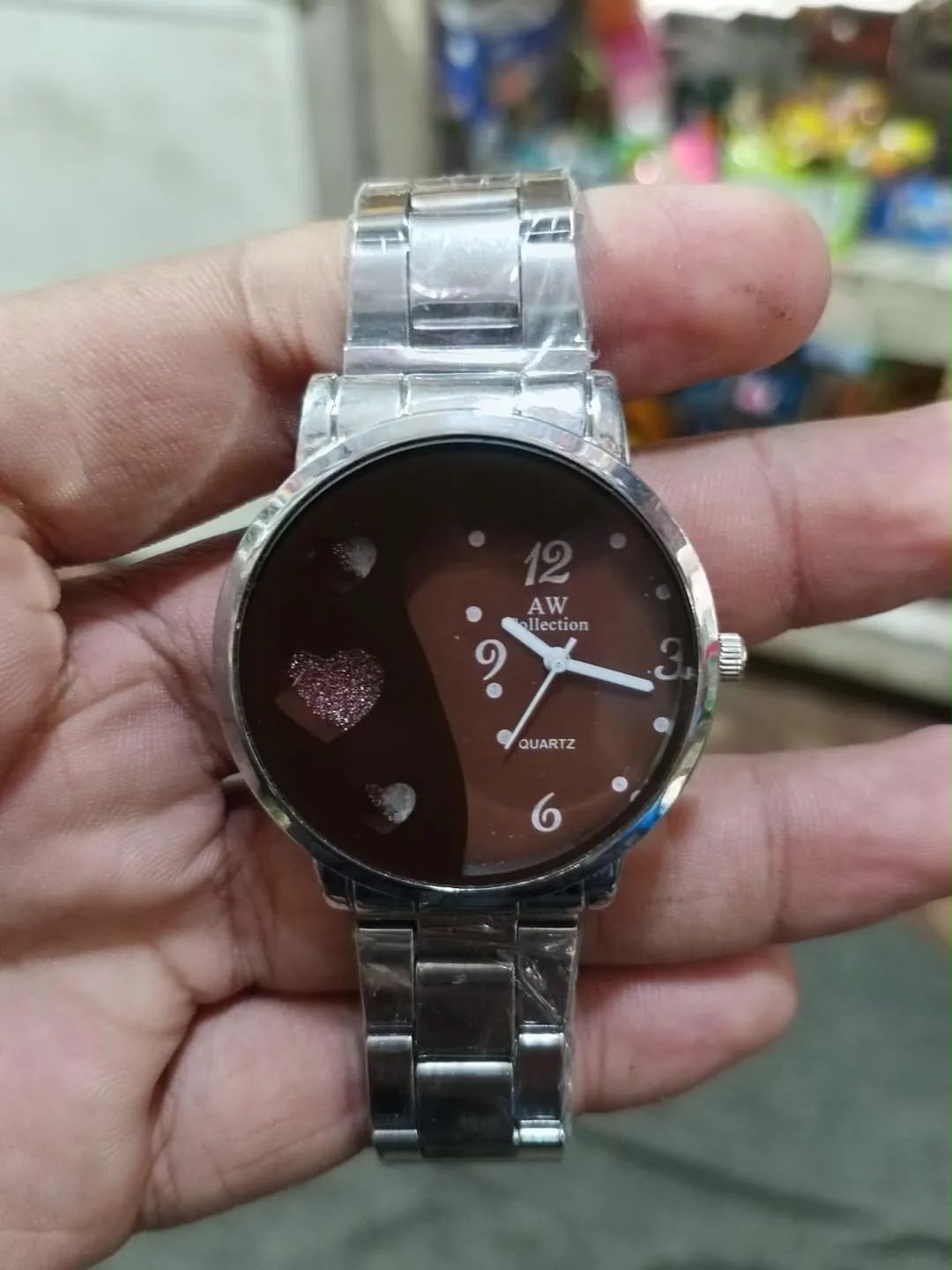 Women Analog Quartz Watch with Yin-Yang Dial